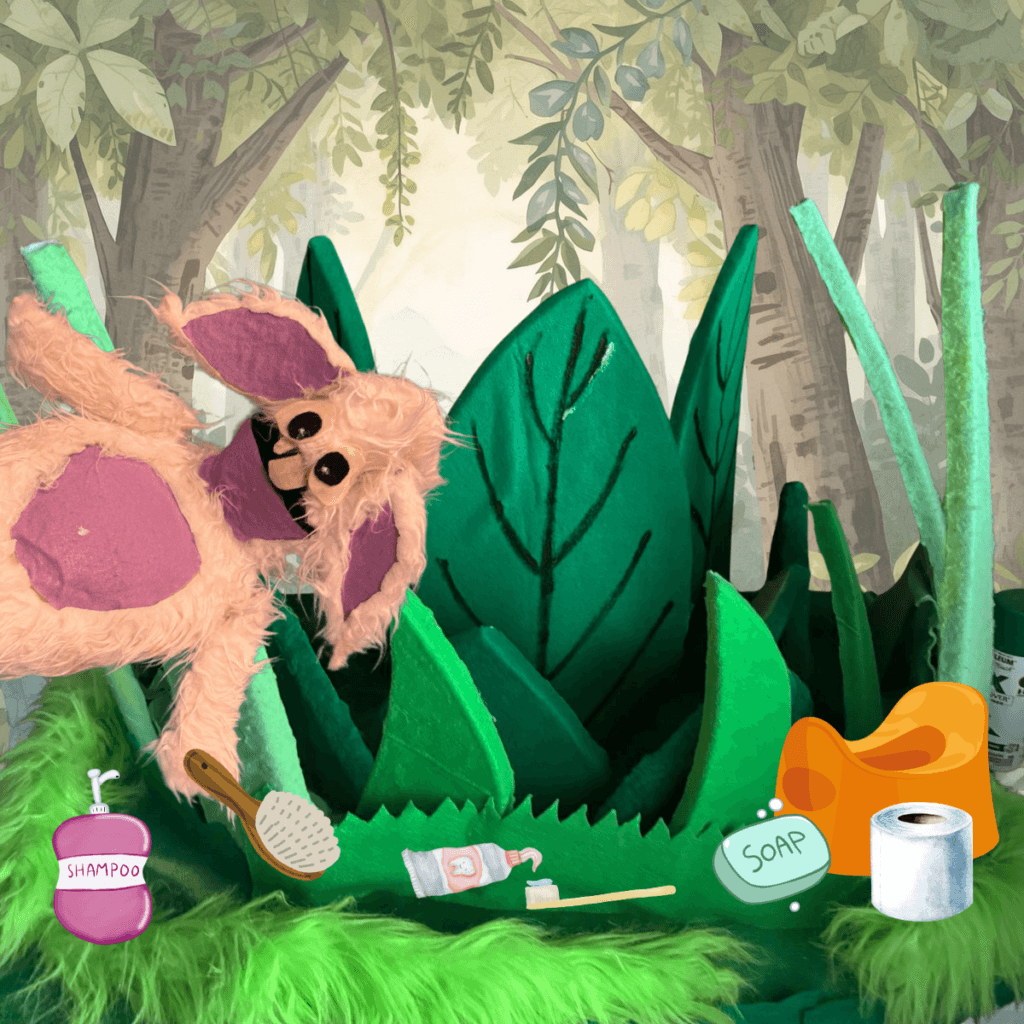 הצגת אני עצמאי! של חבובל'ה סדר יום, עצמאות והרגלים טובים לגיל הרך