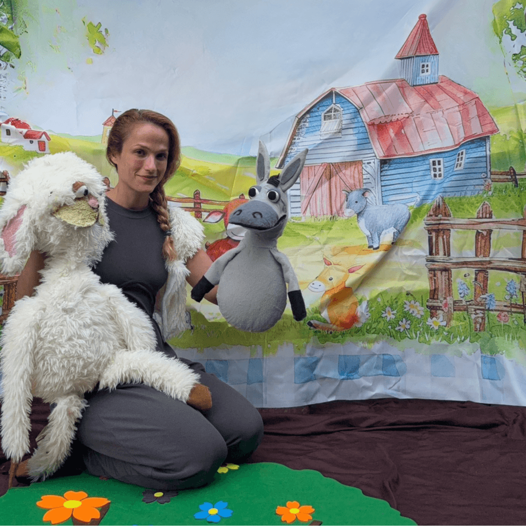 הצגת חיות המשק של חבובל'ה היכרות עם חיות החווה בשירים והפעלות לפעוטות